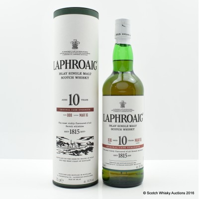 Laphroaig 10 Year Old Cask Strength Batch #8