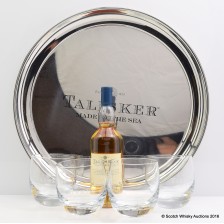 Talisker 10 20cl 4 X Branded Tumblers Branded Tray