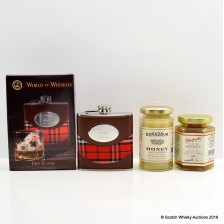 Glenfarclas 10 Honey Edradour Honey Hip Flask
