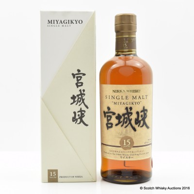 Nikka Miyagikyo 15 Year Old