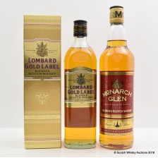 LOMBARD GOLD LABEL 75CL   MONARCH OF THE GLEN 75CL