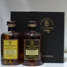 Littlemill 1967 Dunglass 1967 Signatory Vintage