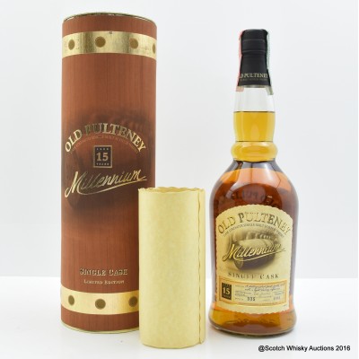 Old Pulteney 1982 15 Year Old Single Cask Millennium Edition