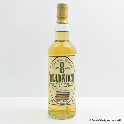 Bladnoch 2009 8 Year Old