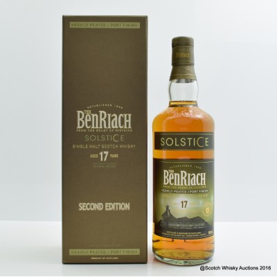 BenRiach 17 Solstice Second Edition