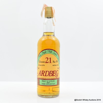 Ardbeg 1974 21 Year Old Sestante Bottling