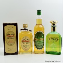 GLENWOOD 8 YEAR OLD  GLEN SHIRA   CABRACH PORT KNOCKIE AYE AFLOAT 2000