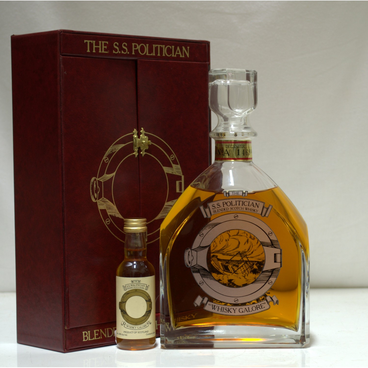 SS Politician Blend, With Mini The 25th Auction Scotch Whisky Auctions