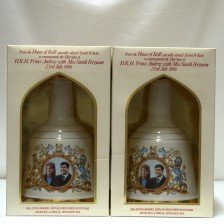 BELL S DECANTER MARRIAGE OF HRH PRINCE ANDREW   SARAH FERGUSON JULY 1986 X 2