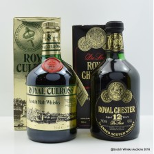 ROYAL CHESTER 12 YEAR OLD 75CL   ROYAL CULROSS 8 YEAR OLD 75CL