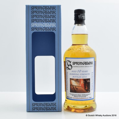 Springbank 10 Year Old Marrying Strength