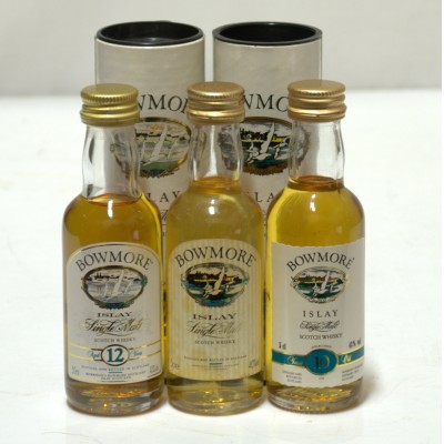 Bowmore Minis X 3