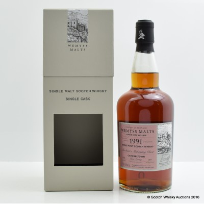 Glen Scotia 1991 'Merchant's Mahogany Chest' Wemyss Malt