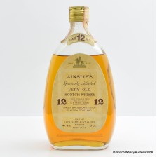 AINSLIE S 12 YEAR OLD SPECIALLY SELECTED VERY OLD SCOTCH WHISKY 75CL