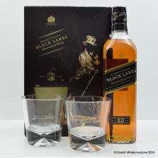 Johnnie Walker Black Label 2 Glasses Gift Set