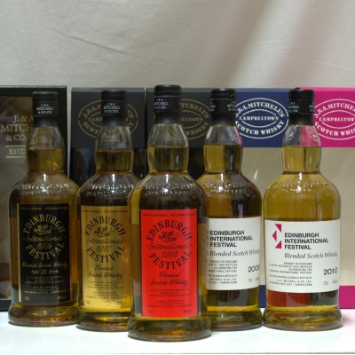 Springbank Distillery Blends for Edinburgh International Festival 2006-2010 5 X 70cl