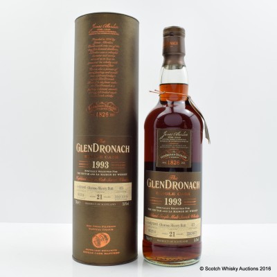 Glendronach 1993 21 Year Old Single Cask #475