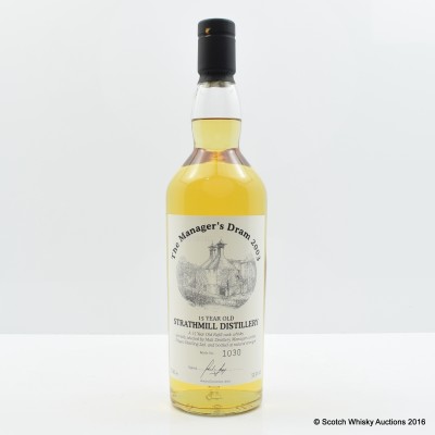 Manager's Dram Strathmill 15 Year Old