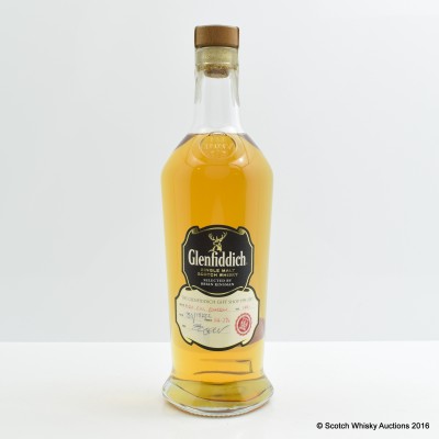 Glenfiddich 1991 Hand Filled For Anniversary Of Glenfiddich Gift Shop