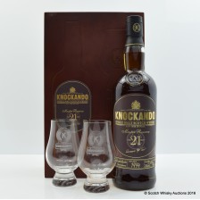 Knockando 21 Master Reserve With 2 X Glencairn Glasses Set