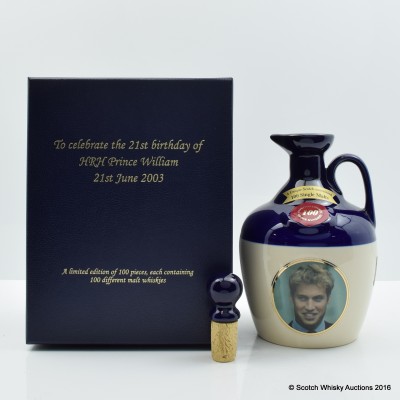 RUTHERFORD'S CERAMICS Prince William's 21st Birthday