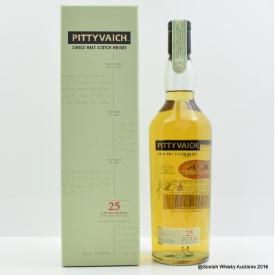 Pittyvaich 1989 25 Year Old