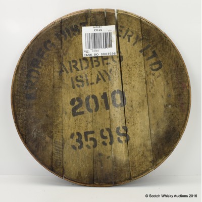 Ardbeg 2010 Original Cask End With Barcode Intact