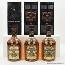 CHIVAS REGAL 12 YEAR OLD COMMEMORATIVE BOTTLING 70CL   2 X 75CL