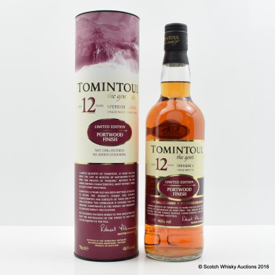 Tomintoul 12 Year Old Port Wood Finish