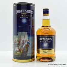 THREE SHIPS 10 YEAR OLD SOUTH AFRICAN SINGLE MALT 75CL