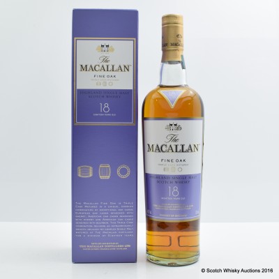 Macallan 18 Year Old Fine Oak