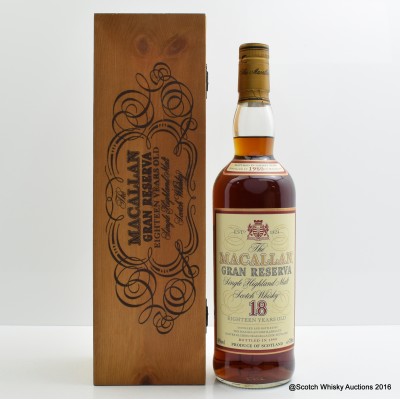 Macallan 1980 18 Year Old Gran Reserva