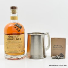Monkey Shoulder With Branded Tankard Playing Cards Tiepin