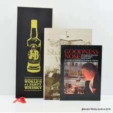 ASSORTED WHISKY BOOKS X 3 INCLUDING SHACKLETON S WHISKY