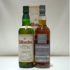 TULLIBARDINE 10 YEAR OLD   GLENDRONACH OCTARINE 8 YEAR OLD