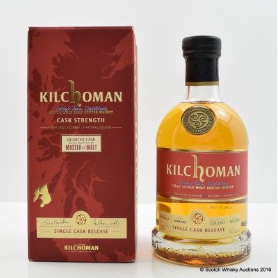 Kilchoman 2010 Quarter Cask Exclusive For Master Of Malt