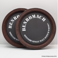 BENROMACH NOVELTY PLASTIC CASK END X 2