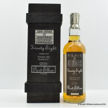 PORT ELLEN 1982 28 YEAR OLD WILSON   MORGAN BARREL SELECTION