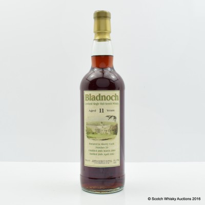 Bladnoch 2001 11 Year Old