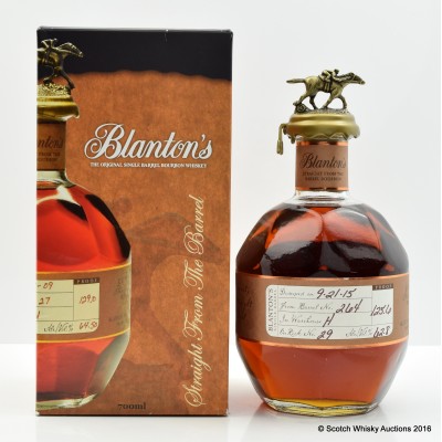 Blanton's Straight From The Barrel