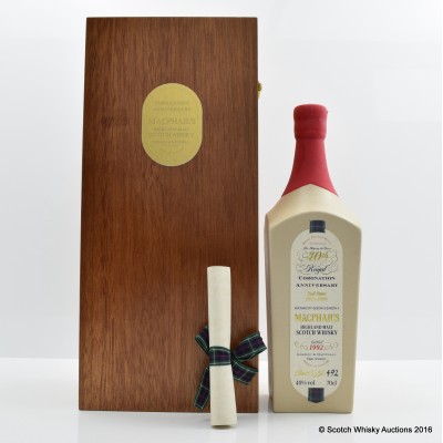 MacPhail's Royal Coronation 40th Anniversary Decanter