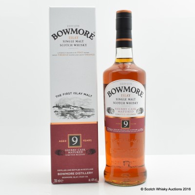 Bowmore 9 Year Old Sherry Cask