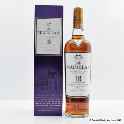 Macallan 18 Year Old 2016 Release