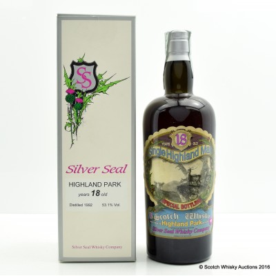 Highland Park 1992 18 Year Old Single Barrel 30th Anniversary Silver Seal