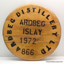 Ardbeg Distillery 1972 Cask 866 Cask End