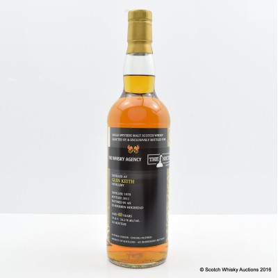 Glen Keith 1970 40 Year Old Whisky Agency