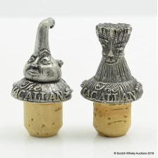 MACALLAN PEWTER BOTTLE STOPS X 2