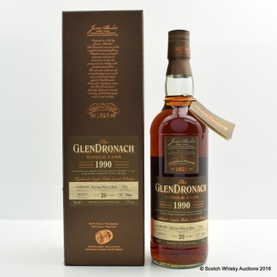 GlenDronach 1990 20 Year Old Single Cask #2621