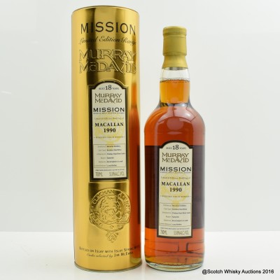 Macallan 1990 18 Year Old Murray McDavid