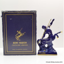 Remy Martin Centaure Limoges Cognac Blue Decanter